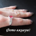 Серебрённое кольцо Мэри граната