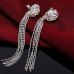 Серьги Tiffany Розочки с нитями – Glambutik