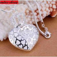 Подвеска на цепи Tiffany Корона сердечная