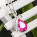 Ювелирная подвеска Swarovski Алекто малиновая