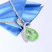 Ювелирная подвеска Swarovski Алекто салатовая