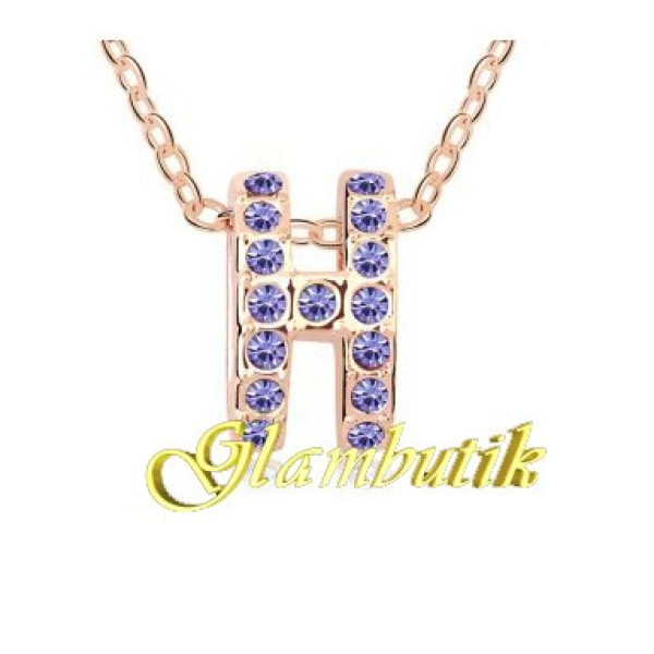 Подвеска SWAROVSKI H сирень 