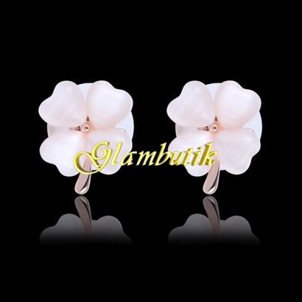 Золотые серьги Цветы Эсмеральды