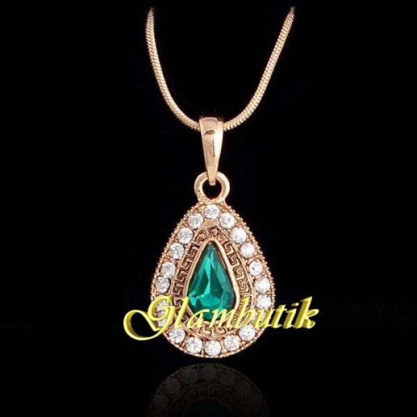 Позолоченная подвеска Афина