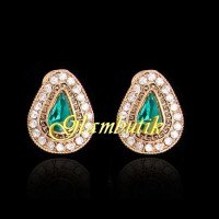 Позолоченные серьги Афина