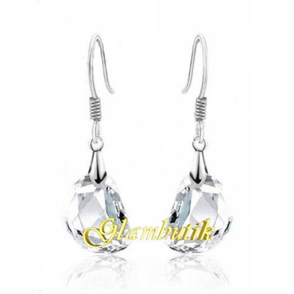 Серьги Swarovski-style Кристалл