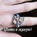 Позолоченное кольцо Цветочный ноктюрн