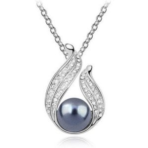 Кулон CHANEL Bella с пепельным жемчугом