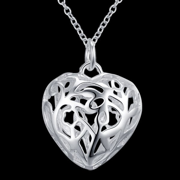 Подвеска Ажурное сердце Tiffany меньшее