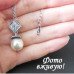 Ювелирный кулон на цепи Мэгги белый