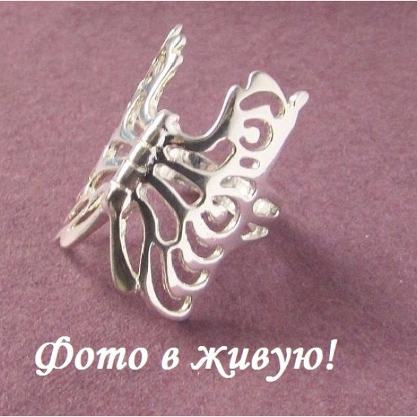 Кольцо Tiffany Большая бабочка