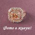 Ювелирное кольцо Изящество Garnet шампань
