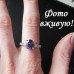 Ювелирное кольцо с топазом Мерцание