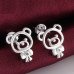 Серебрённые серьги от Cypris Мишки