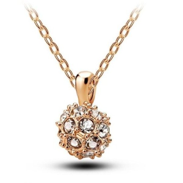 Золоченная подвеска Swarovski Волшебство  кристалл