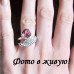 Кольцо SWAROVSKI Ферия розовая 
