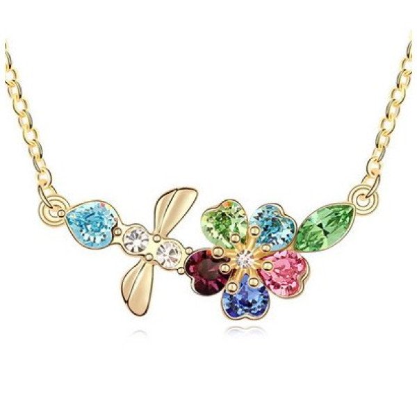 Подвеска SWAROVSKI Bee and flower