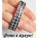 Родиевый браслет Тайна красочных алмазов
