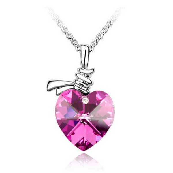 Подвеска SWAROVSKI Сердце с узелком