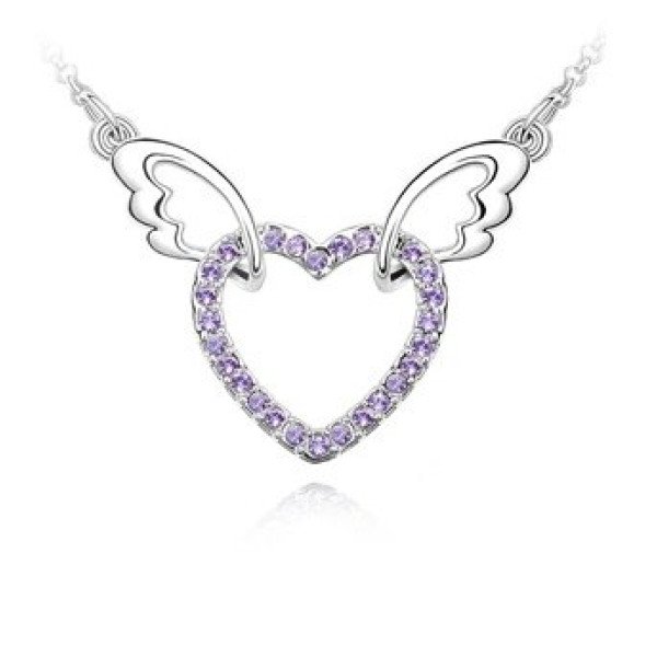 Подвеска SWAROVSKI Сердце на крыльях siren