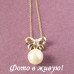 Подвеска CHANEL Жемчужинки с бантиком