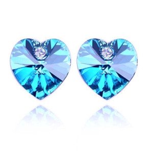 Ювелирные серьги Swarovski Глам сердце