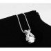 Золотая подвеска Chanel Анфея в белом