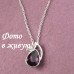 Комплект в стиле Swarovski Деби фиолет 