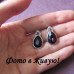 Ювелирные серьги Swarovski Деби фиолет