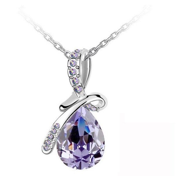 Ювелирная подвеска Swarovski Алекто сиреневая