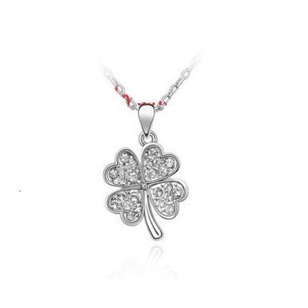 Подвеска SWAROVSKI Клевер мерцающий