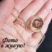 Позолоченный кулон Кольцо Любовь