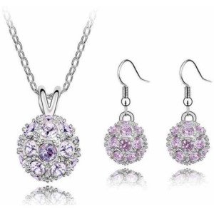 Комплект SWAROVSKI Волшебство пурпурное