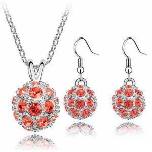 Комплект SWAROVSKI Волшебство красное