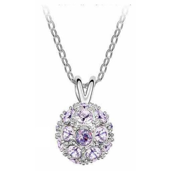 Ювелирная подвеска Swarovski Волшебство пурпурное