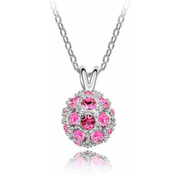 Ювелирная подвеска Swarovski Волшебство розовое
