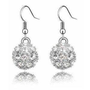 Ювелирные серьги Swarovski Волшебство кристалл