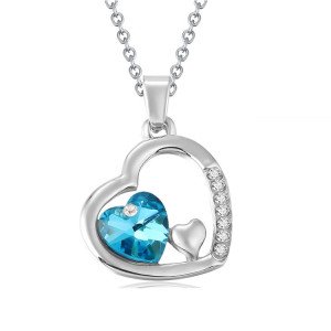 Подвеска SWAROVSKI Сердце в сердце