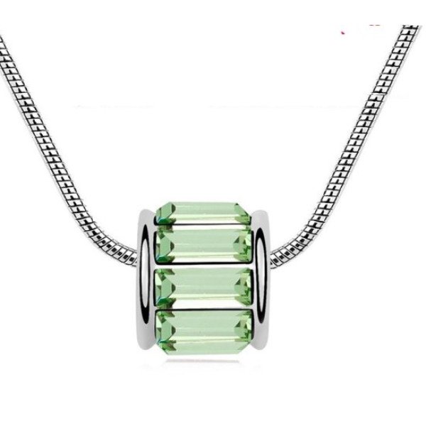 Подвеска SWAROVSKI Блеск зелёной бусины