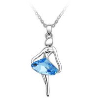 Балерина в голубой пачке Swarovski