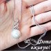 Золотая подвеска Chanel Fedra белая