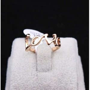 Кольцо золотое Love