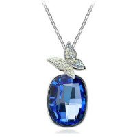 Подвеска SWAROVSKI Бабочка sapfir