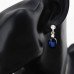 Ювелирные серьги Swarovski Rene sapfir