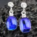 Ювелирные серьги Swarovski Rene sapfir