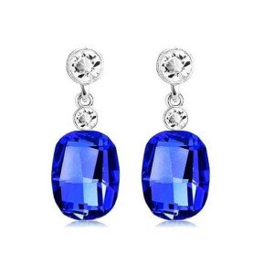 Ювелирные серьги Swarovski Rene sapfir