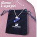 Подвеска SWAROVSKI Звезда sapfir