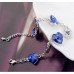 Браслет SWAROVSKI Сердца в цветах