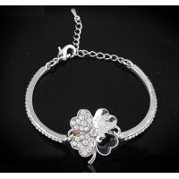 Браслет SWAROVSKI Роскошь клевера белая