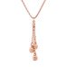 Изысканная подвеска на цепи Золотые шарики – Glambutik